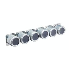 Masterclass 6 Jar Magnetic Spice Rack 43 X 7.5 X 6cm